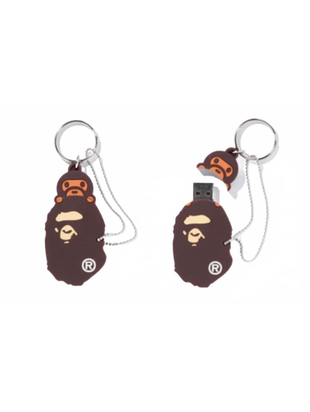 BAPE x Baby Milo On Ape Head USB Flash Drive Keychain